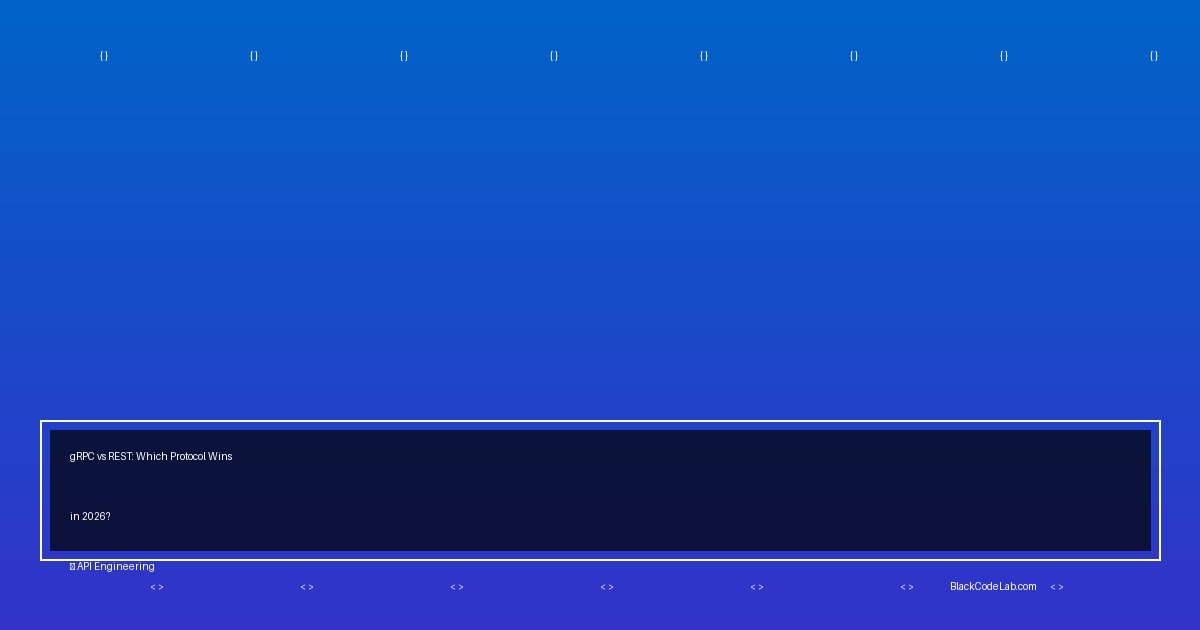 gRPC vs REST: Which Protocol Wins in 2026?